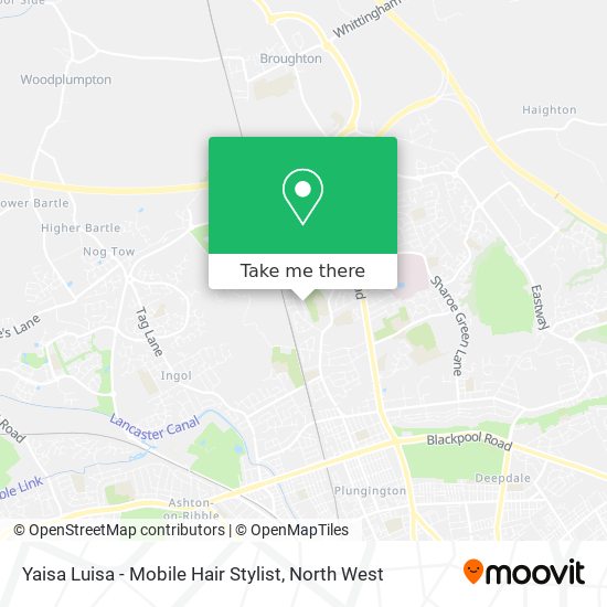 Yaisa Luisa - Mobile Hair Stylist map