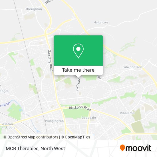 MCR Therapies map