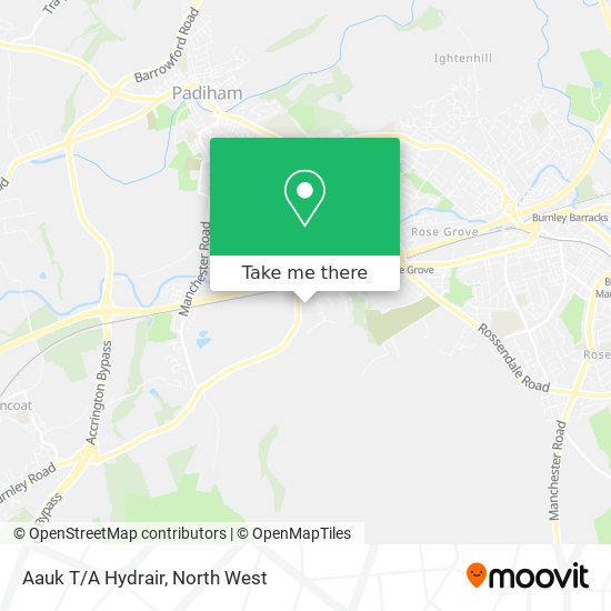 Aauk T/A Hydrair map