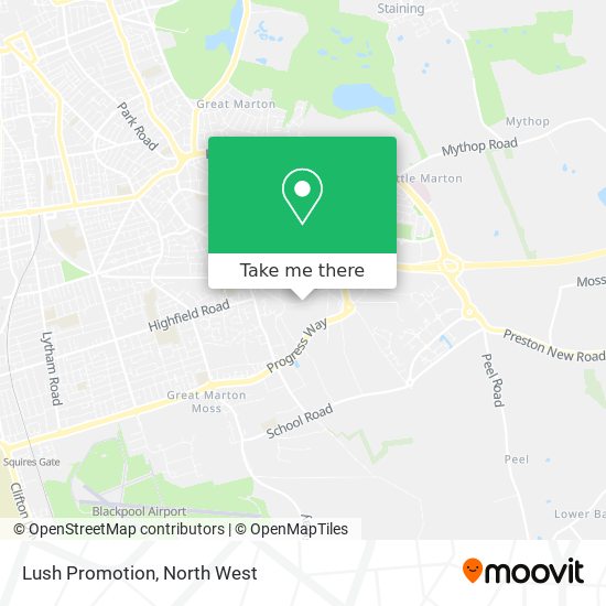 Lush Promotion map
