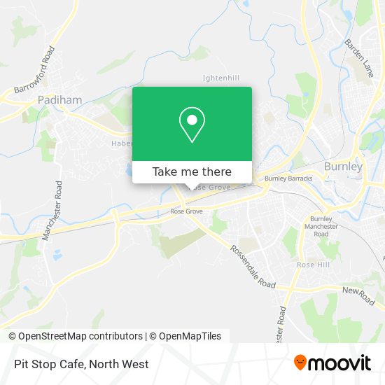 Pit Stop Cafe map