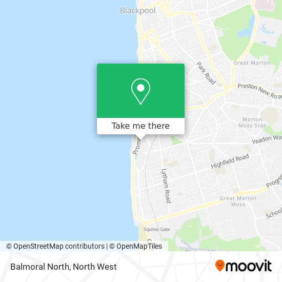 Balmoral North map