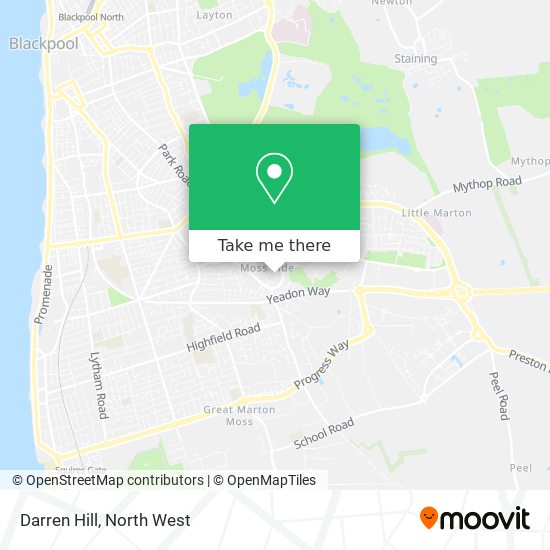 Darren Hill map