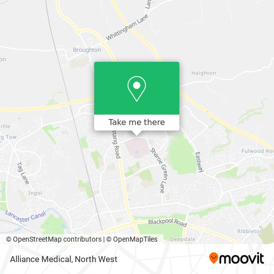 Alliance Medical map