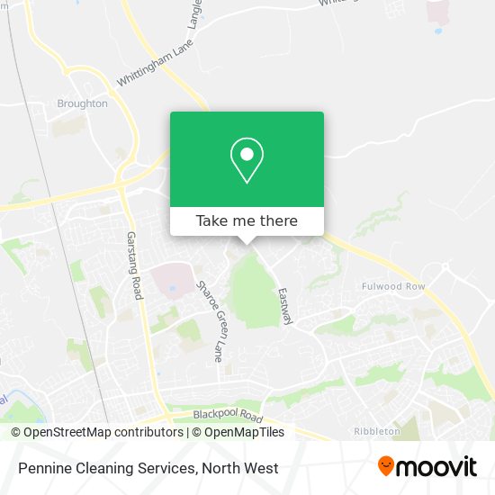 Pennine Cleaning Services map