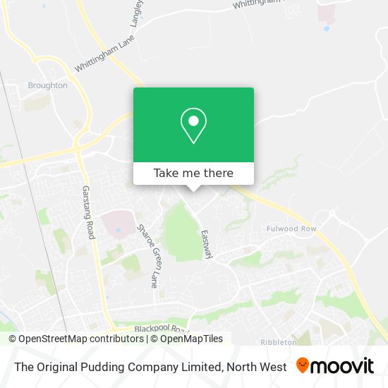 The Original Pudding Company Limited map