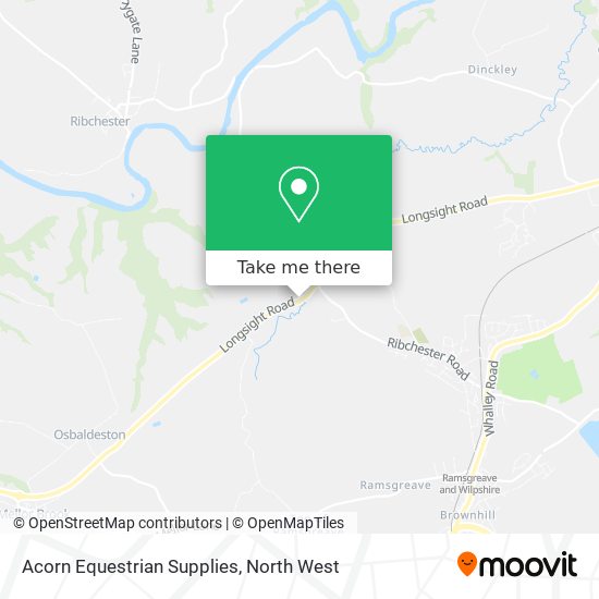 Acorn Equestrian Supplies map