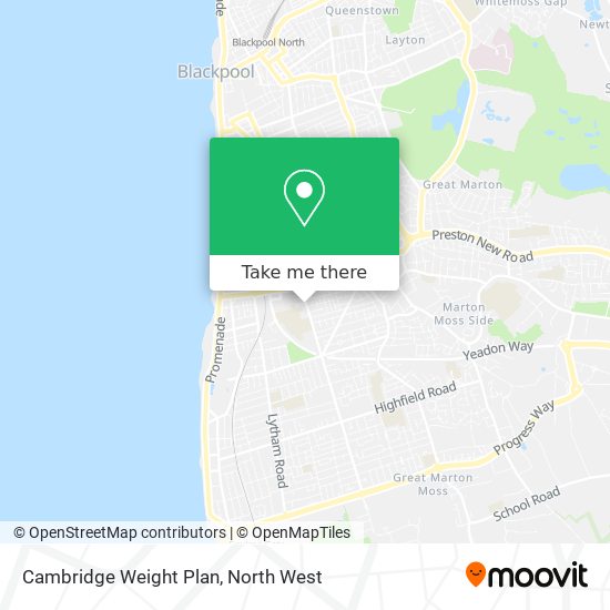 Cambridge Weight Plan map