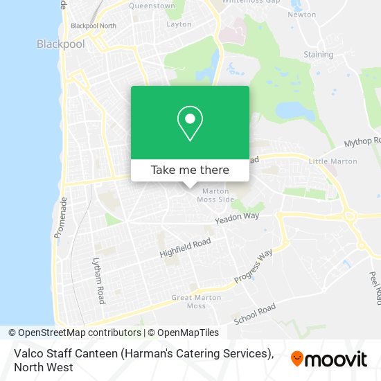 Valco Staff Canteen (Harman's Catering Services) map