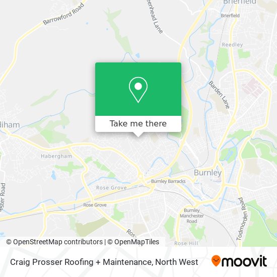 Craig Prosser Roofing + Maintenance map