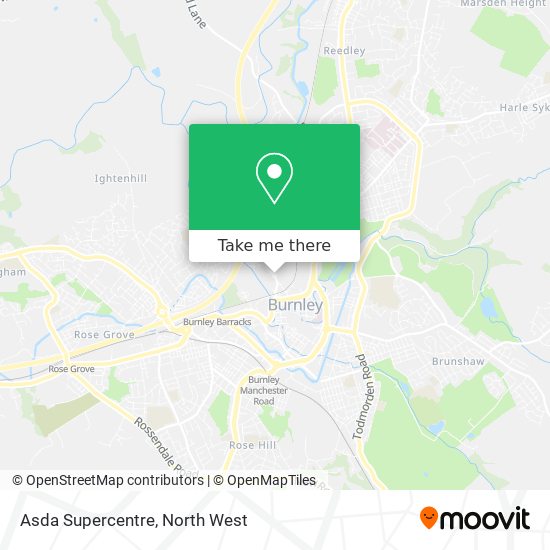 Asda Supercentre map