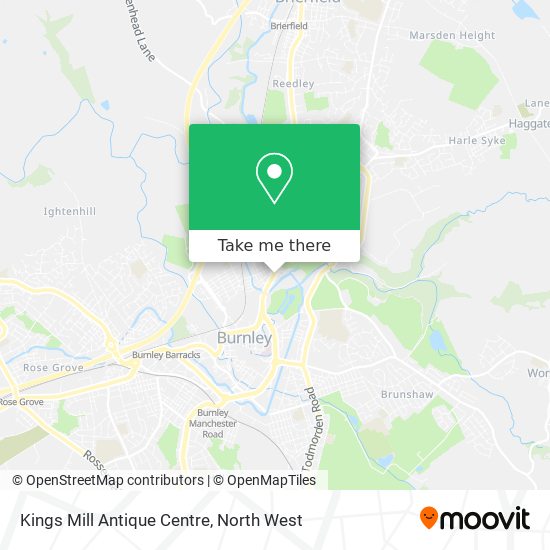 Kings Mill Antique Centre map