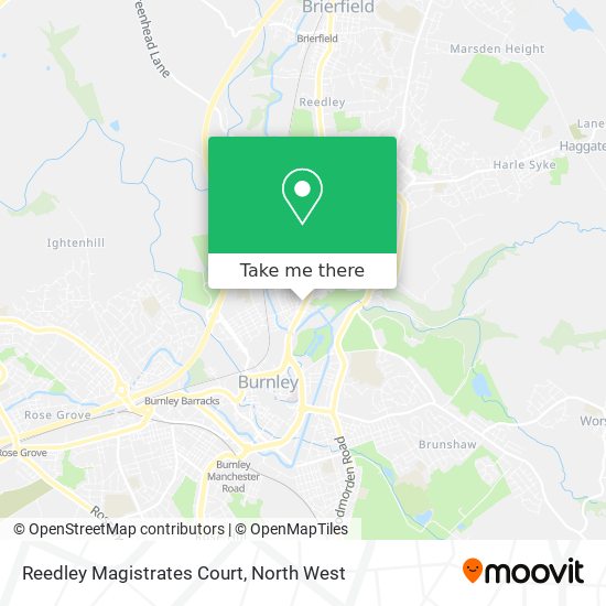 Reedley Magistrates Court map