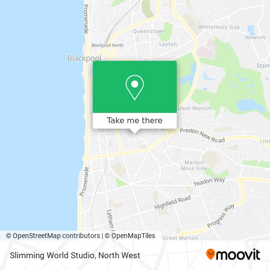 Slimming World Studio map