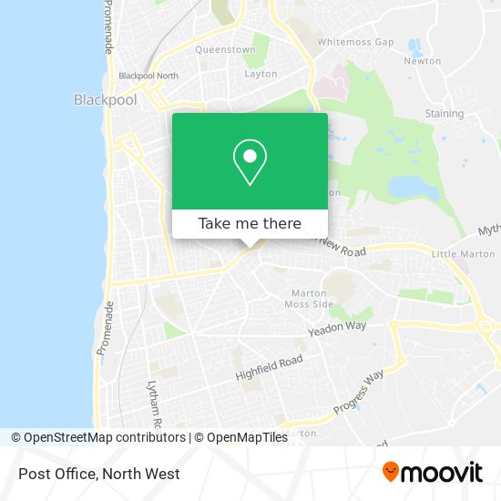 Post Office map
