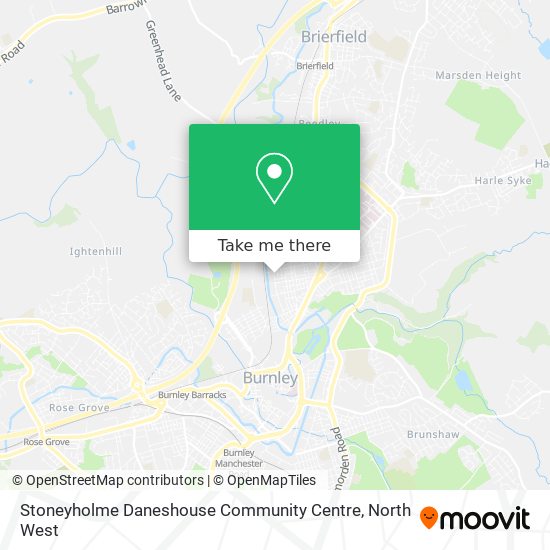 Stoneyholme Daneshouse Community Centre map