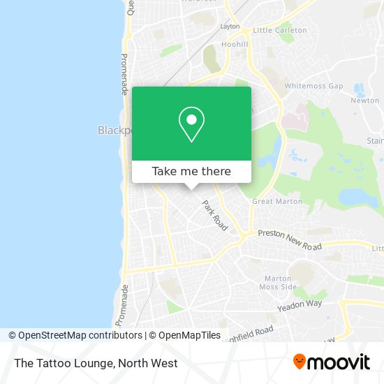 The Tattoo Lounge map