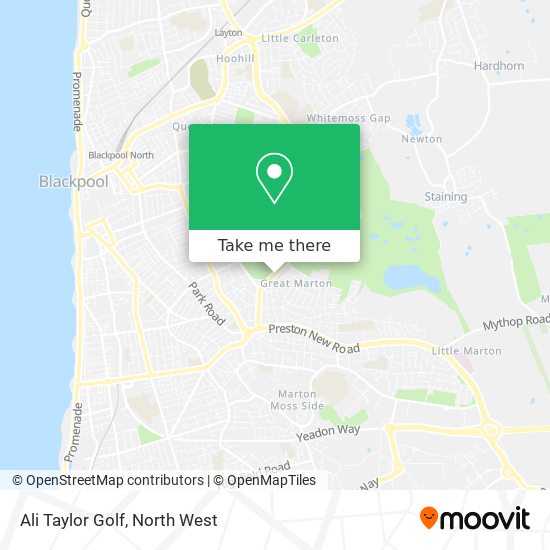 Ali Taylor Golf map