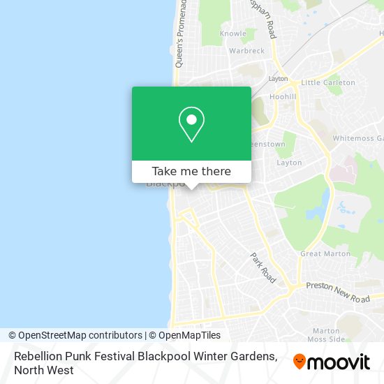 Rebellion Punk Festival Blackpool Winter Gardens map