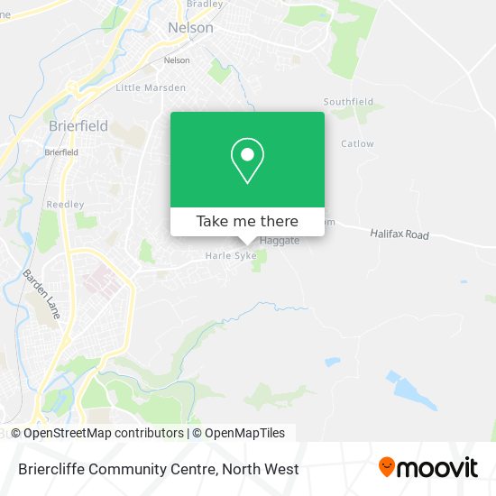 Briercliffe Community Centre map