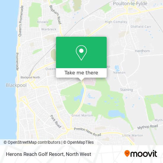 Herons Reach Golf Resort map