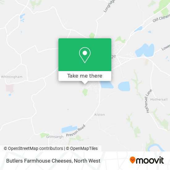 Butlers Farmhouse Cheeses map