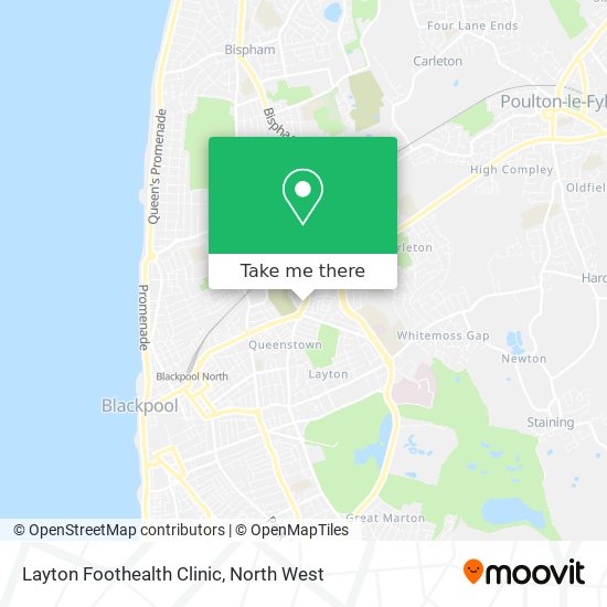 Layton Foothealth Clinic map