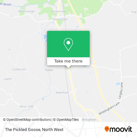 The Pickled Goose map