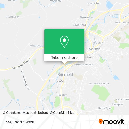 B&Q map