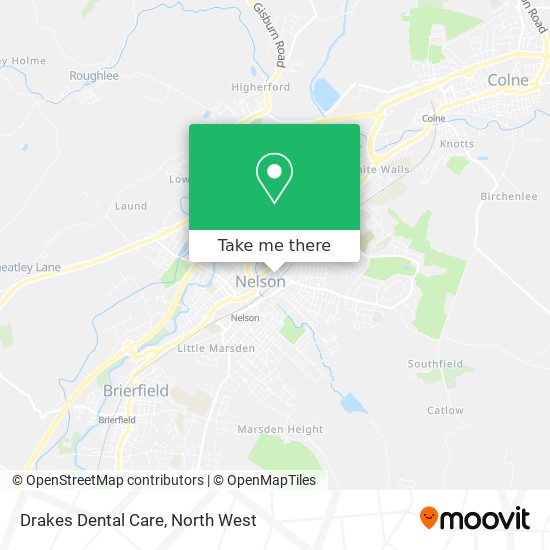 Drakes Dental Care map