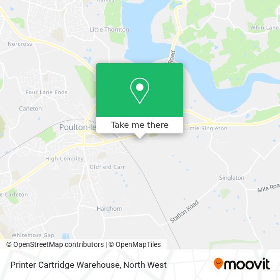 Printer Cartridge Warehouse map