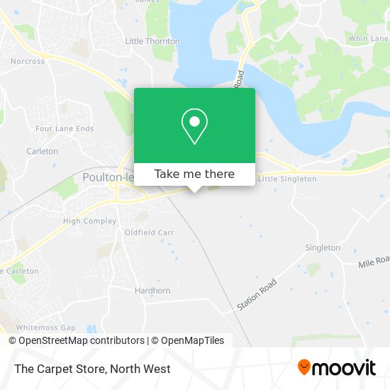 The Carpet Store map