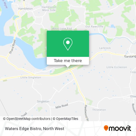 Waters Edge Bistro map