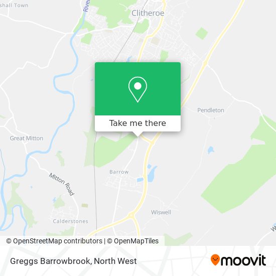 Greggs Barrowbrook map