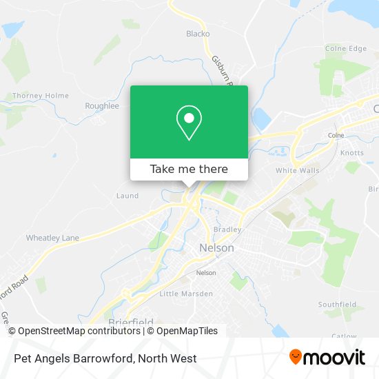Pet Angels Barrowford map