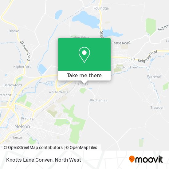 Knotts Lane Conven map