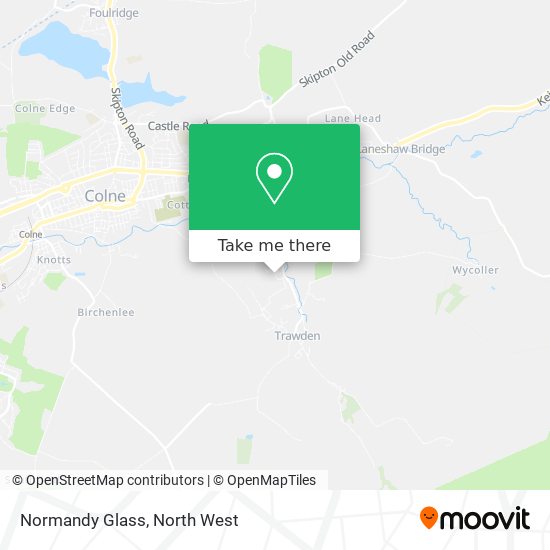 Normandy Glass map