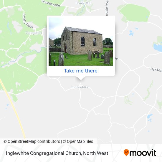 Inglewhite Congregational Church map