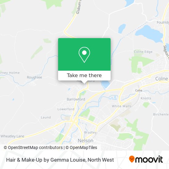 Hair & Make-Up by Gemma Louise map