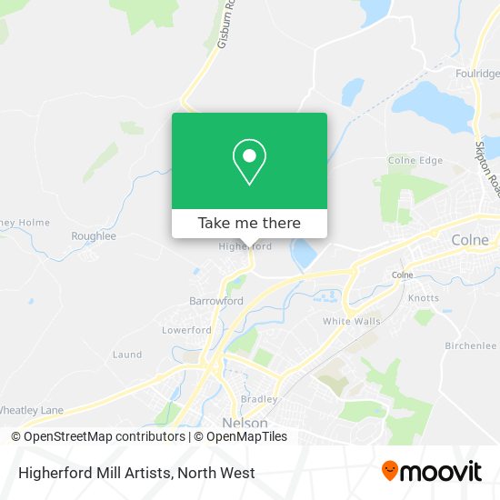 Higherford Mill Artists map