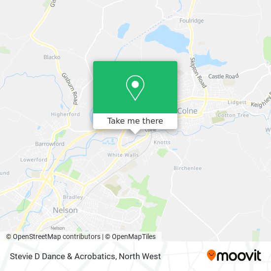 Stevie D Dance & Acrobatics map
