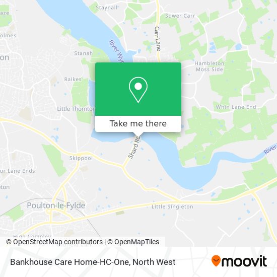Bankhouse Care Home-HC-One map