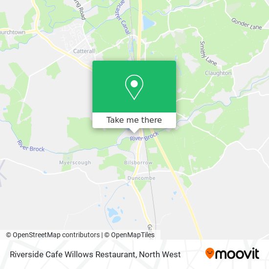 Riverside Cafe Willows Restaurant map
