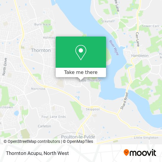 Thornton Acupu map