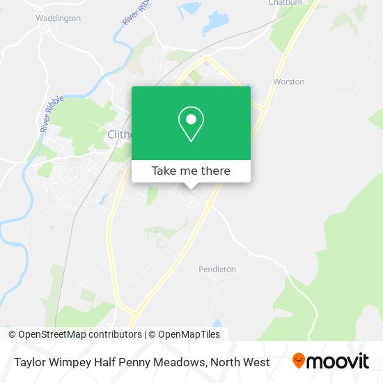 Taylor Wimpey Half Penny Meadows map