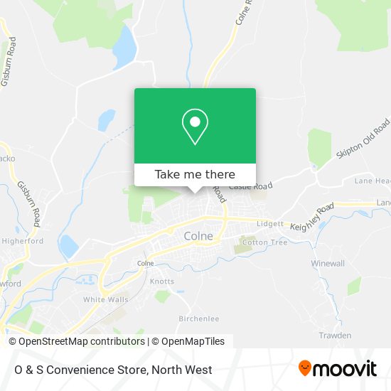 O & S Convenience Store map
