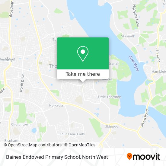 Baines Endowed Primary School map