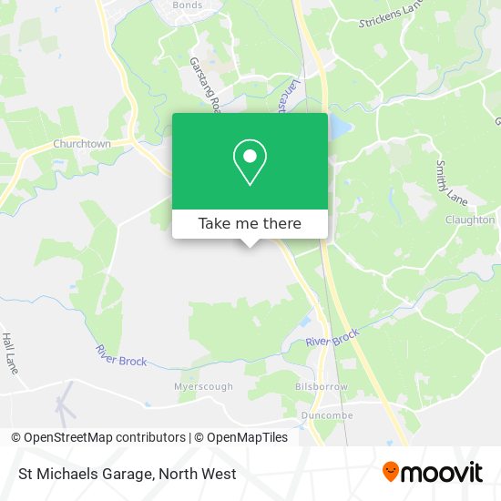 St Michaels Garage map