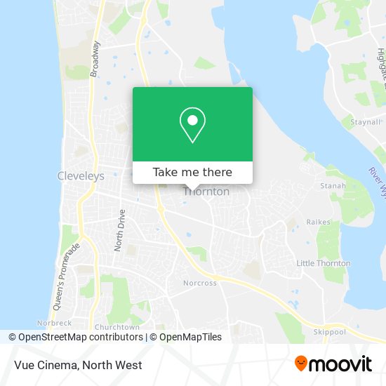 Vue Cinema map