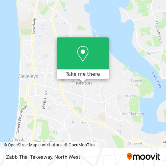 Zabb Thai Takeaway map